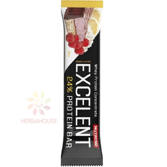 Obrázok pre Nutrend Excelent Bezlepková Proteínová tyčinka double čokoláda citrón, tvaroh, malina a brusnica (85g)
