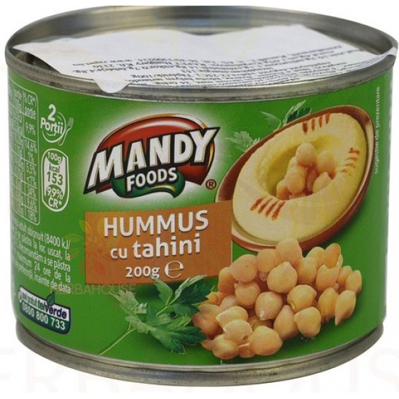 Obrázok pre Mandy Rastlinná paštéta hummusu s tahini (200g)