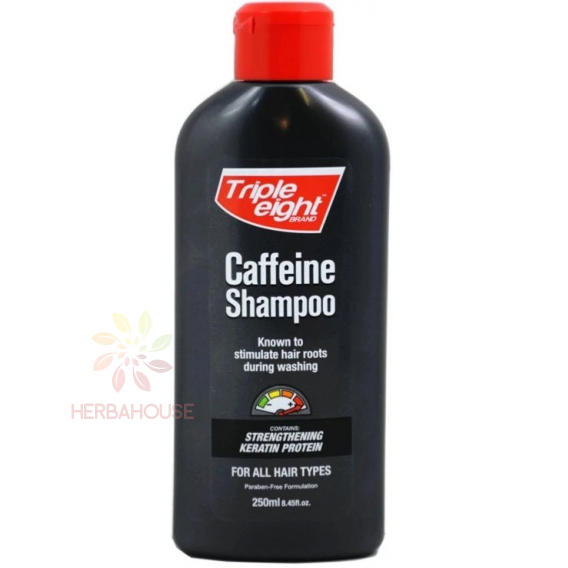 Obrázok pre Triple Eight Caffeine Kofeínový šampón na stimuláciu rastu vlasov (250ml)