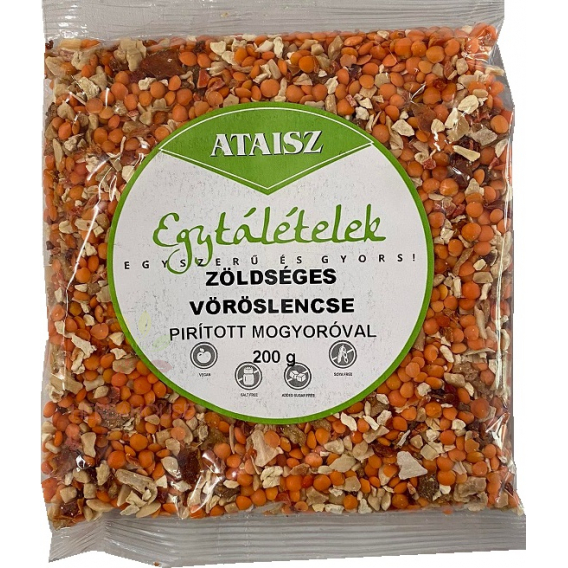 Obrázok pre Ataisz Červená šošovica zeleninová s lieskovými orieškami (200g)