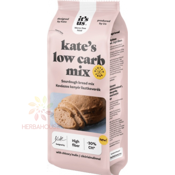 Obrázok pre Naturbit It´s us Kate´s Low Carb Mix Bezlepková múčna zmes na kváskový chlieb (500g)