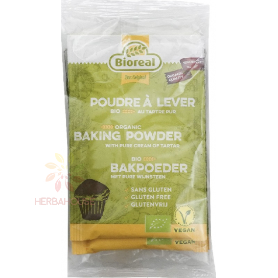 Obrázok pre Bioreal Bio Bezfosfátový Bezlepkový kypriaci prášok (3x15g)