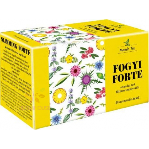 Obrázok pre Mecsek Fogyi Forte čaj na chudnutie s ananásovou príchuťou porciovaný (20ks)