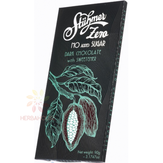 Obrázok pre Stühmer Zero Tmavá čokoláda bez cukru (90g)