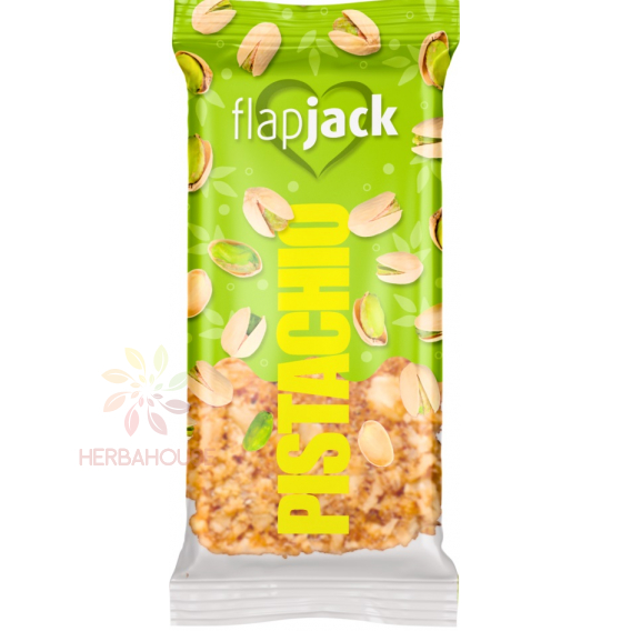 Obrázok pre FlapJack Ovsená tyčinka s pistácami (100g)