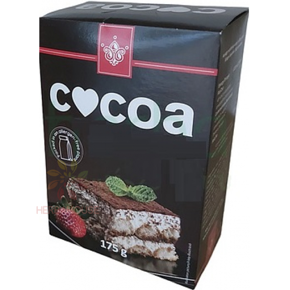 Obrázok pre Cocoa Bezlepkový nízkotučný Kakaový prášok s karobom (175g)