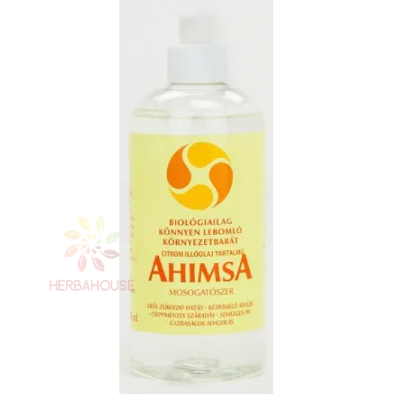 Obrázok pre Ahimsa Umývací prostriedok s citrónovým esenciálnym olejom (500ml)