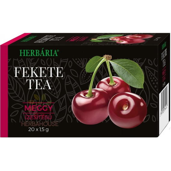 Obrázok pre Herbária Čierny čaj s višňovou príchuťou porciovaný (20ks)