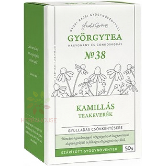 Obrázok pre Györgytea No38 Čajová zmes s rumančekom kamilkovým - na zníženie zápalov (50g) 