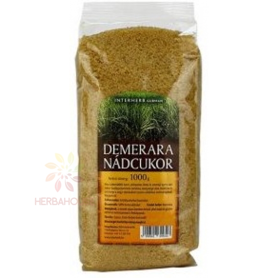 Obrázok pre Interherb Gurman Trstinový cukor Demerara (1000g)