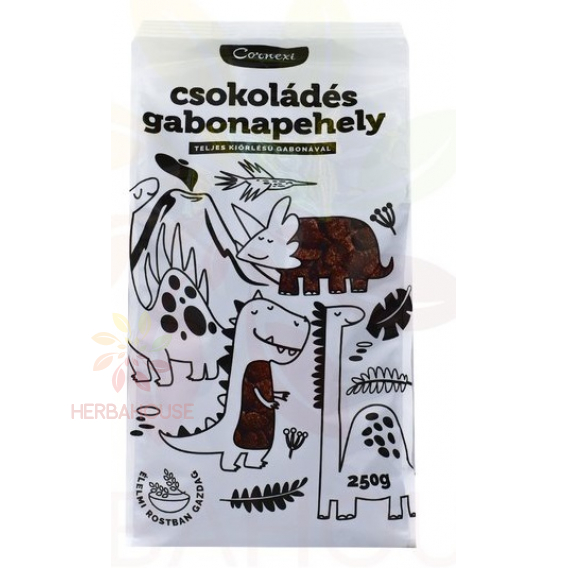 Obrázok pre Cornexi Celozrnné cereálne lupienky čokoládové (250g)