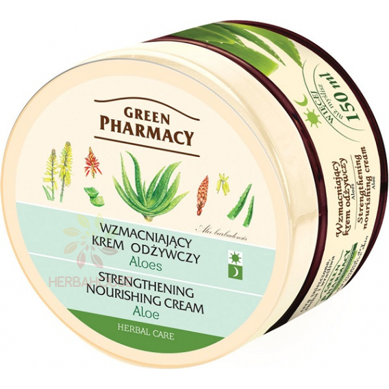 Obrázok pre Green Pharmacy Bylinný pleťový krém s výťažkom z Aloe Vera (150ml)