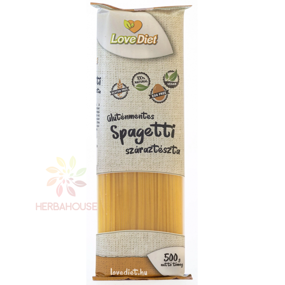 Obrázok pre LoveDiet Bezlepkové kukuričné cestoviny špagety (500g)