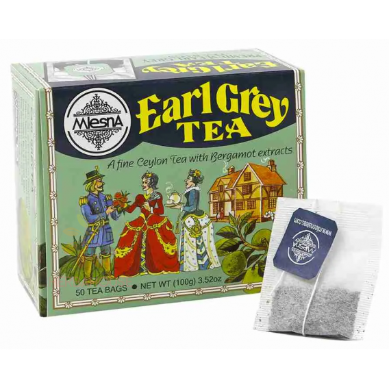Obrázok pre Mlesna Earl Grey Čierny čaj s bergamotovým extraktom porciovaný (50ks) 
