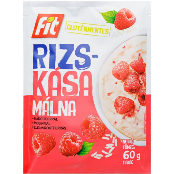 Obrázok pre Fit Bezlepková Ryžová kaša s malinami (60g)