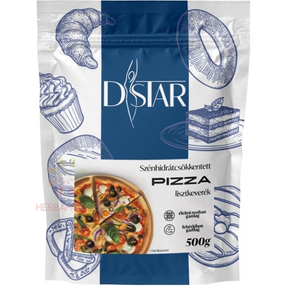 Obrázok pre D-Star Múčna zmes na prípravu pizze so zníženým obsahom sacharidov (500g)