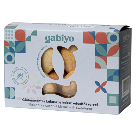 Obrázok pre Gabiyo Bezlepkové kokosové sušienky so sladidlami (100g) 