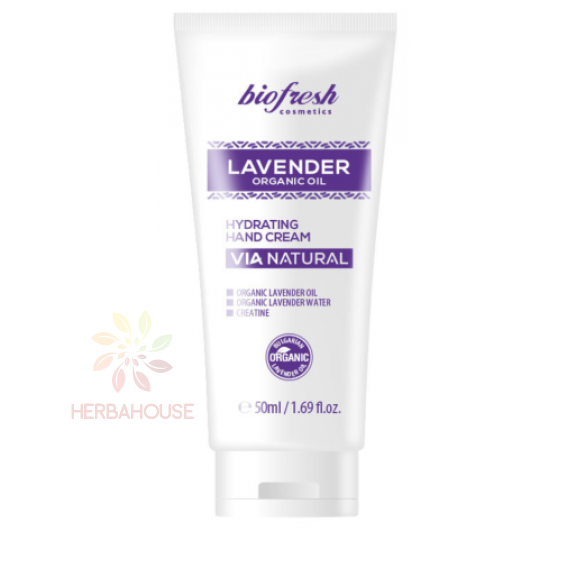Obrázok pre Biofresh Lavender Hydratačný krém na ruky s organickým levanduľovým olejom (50ml)