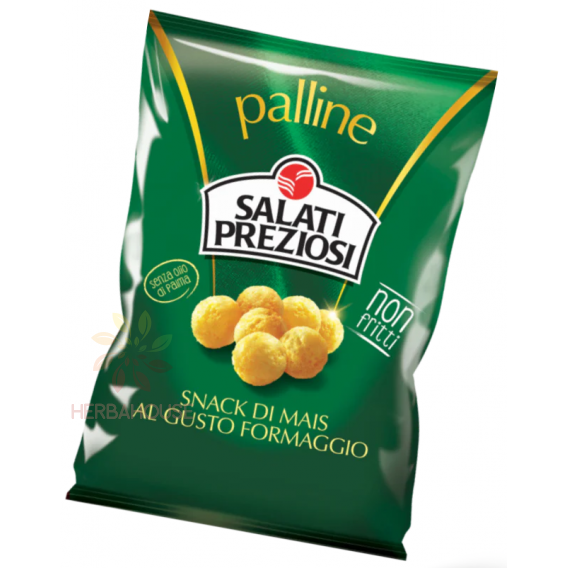 Obrázok pre Salati Preziosi Palline Extrudovaný kukuričný snack s príchuťou syra (110g)