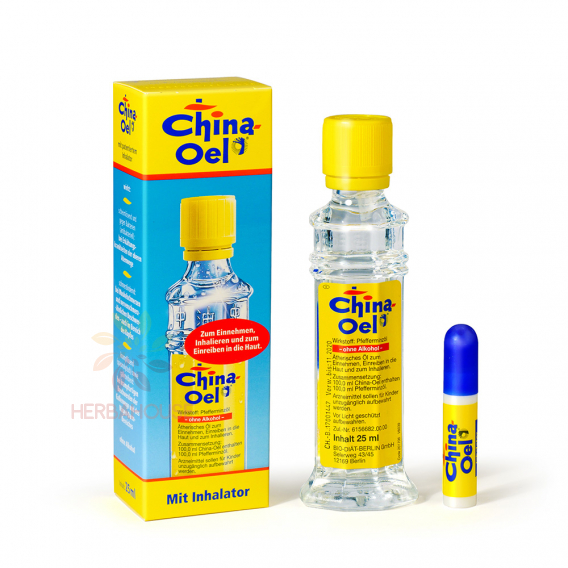 Obrázok pre Hübner China Oel Čínsky olej s inhalátorom (25ml)