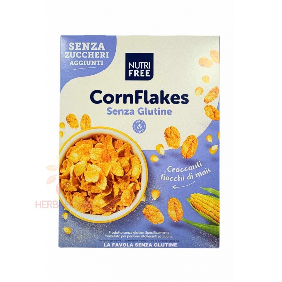 Obrázok pre Nutri Free Corn Flakes Bezlepkové kukuričné vločky bez cukru (250g)