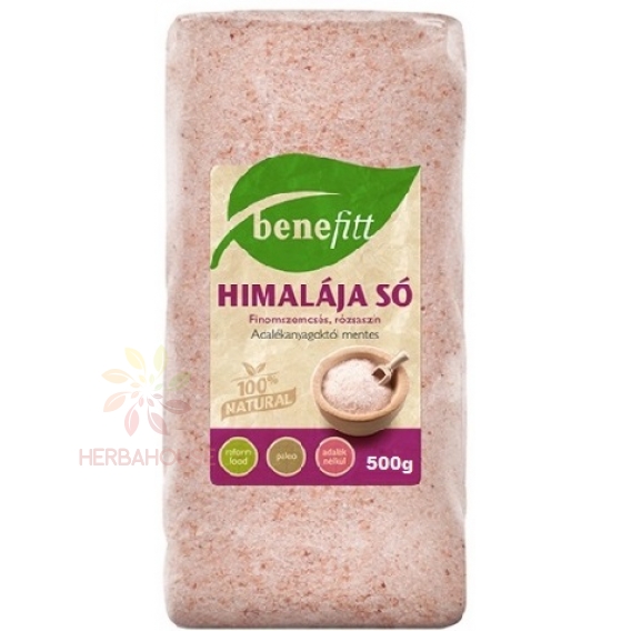 Obrázok pre Benefitt Himalájska soľ ružová jemná (500g)