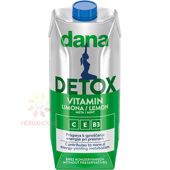 Obrázok pre Dana Vitamin Detox Nesýtený nápoj s príchuťou citrónu a mäty (750ml) 