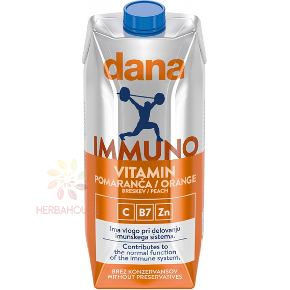 Obrázok pre Dana Vitamin Immuno Nesýtený nápoj s pomarančovou príchuťou (750ml) 