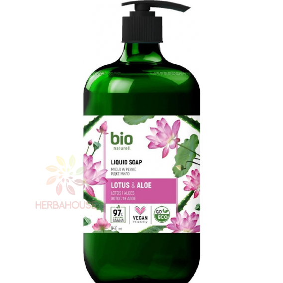 Obrázok pre Bio Naturell Tekuté krémové mydlo s pumpičkou Lotus a Aloe (946ml)