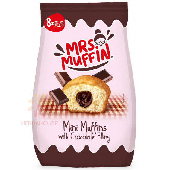 Obrázok pre Mrs.Muffin Mini muffiny s čokoládovou náplňou (200g)