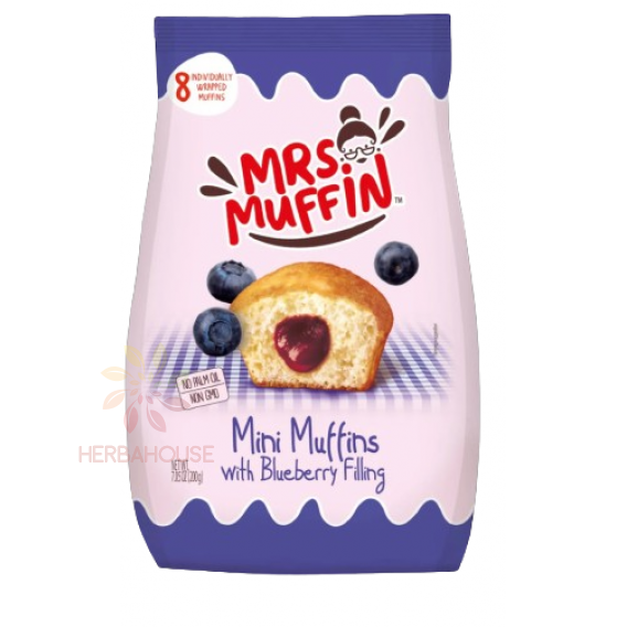 Obrázok pre Mrs.Muffin Mini muffiny s čučoriedkovou náplňou (200g)