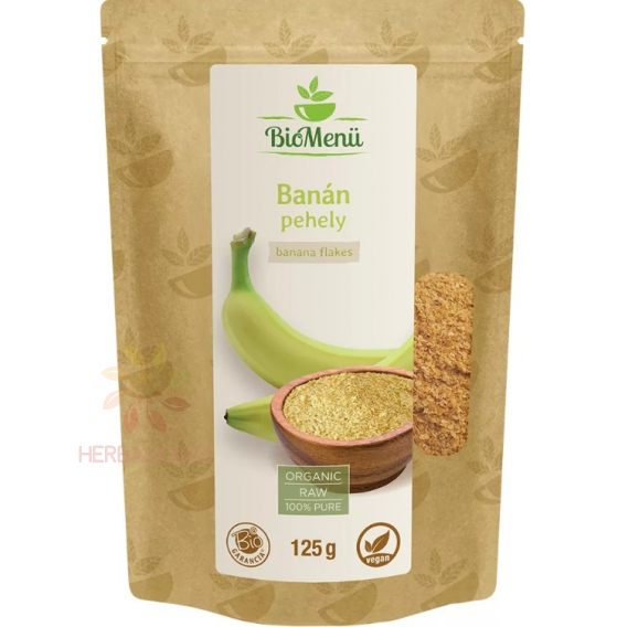 Obrázok pre BioMenü Bio RAW Banánové vločky (125g)