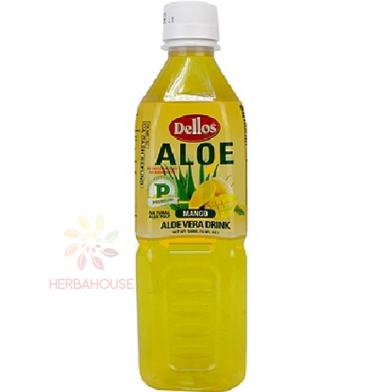 Obrázok pre Dellos Aloe vera nesýtený nápoj s mangovou príchuťou (500ml)
