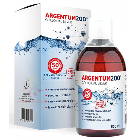 Obrázok pre Argentum200 Koloidné striebro 50ppm (500ml)