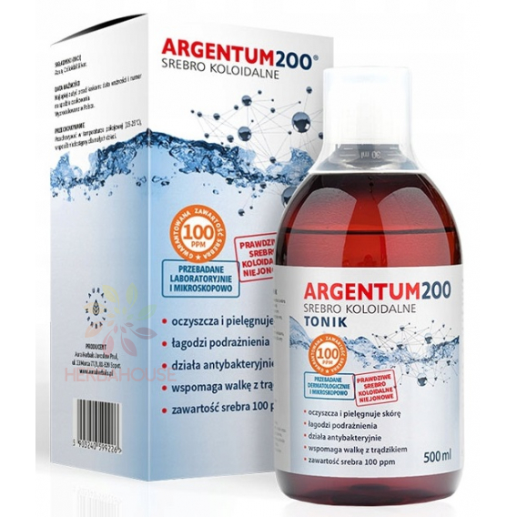 Obrázok pre Argentum200 Koloidné striebro 100ppm (500ml)