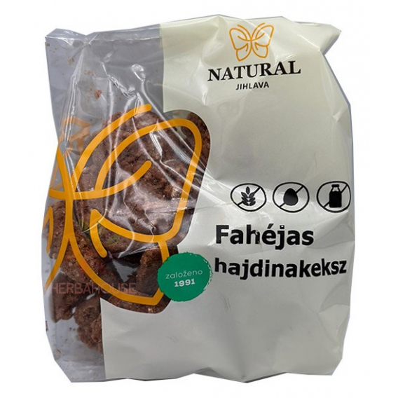 Obrázok pre Natural Bezlepkové škoricové pohánkové sušienky (150g)