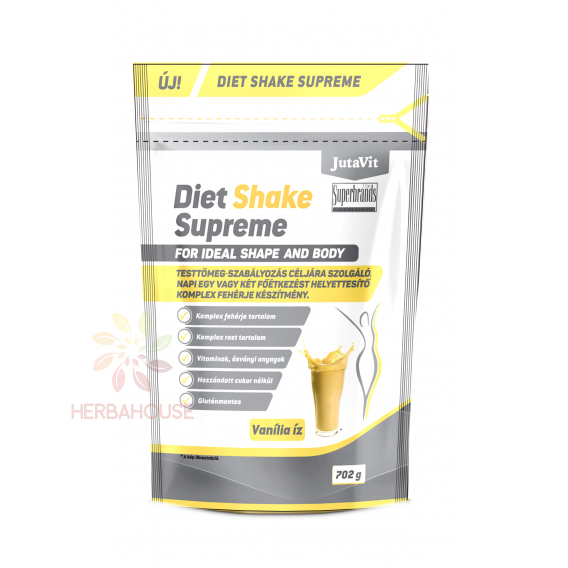 Obrázok pre JutaVit Diet Shake Supreme bielkovinový prášok - vanilka (702g)