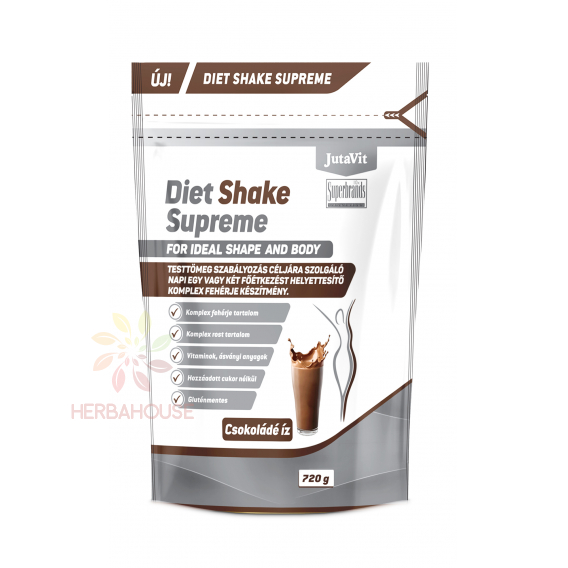 Obrázok pre JutaVit Diet Shake Supreme bielkovinový prášok - čokoláda (720g)