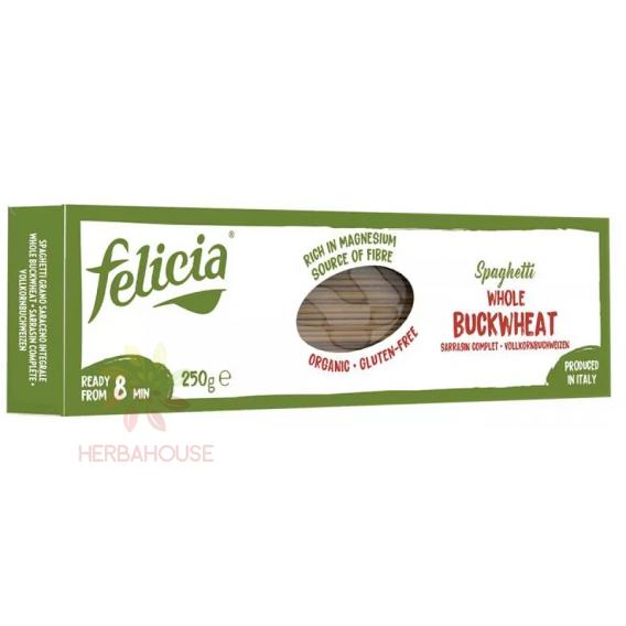 Obrázok pre Felicia Bio Bezlepkové pohánkové cestoviny - špagety (250g)