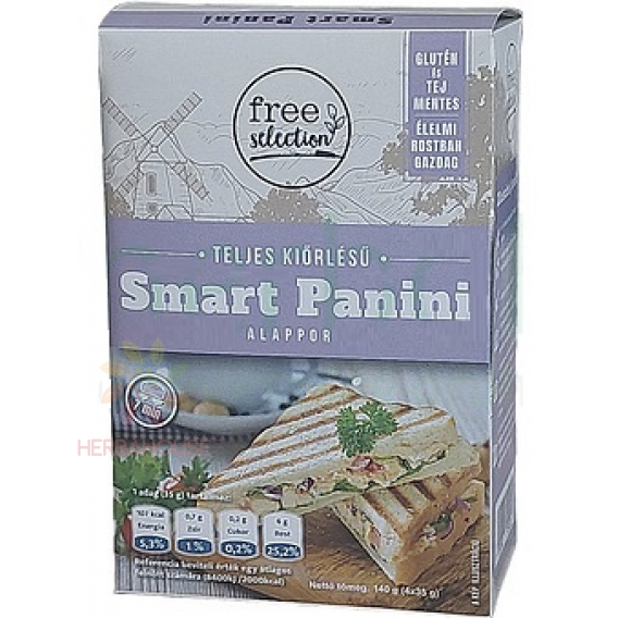 Obrázok pre Free Selection Smart Panini Bezlepková Celozrnná múčna zmes (140g)