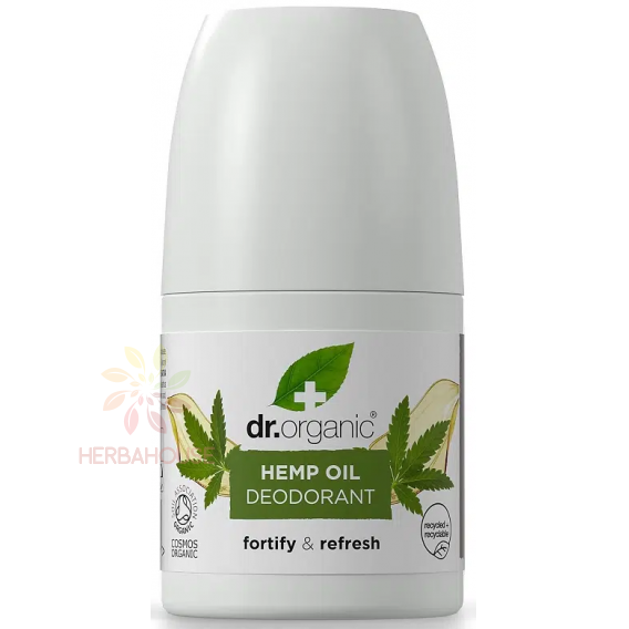 Obrázok pre Dr.Organic Prírodný deodorant s konopným olejom bez hliníkových solí a alkoholu (50ml)