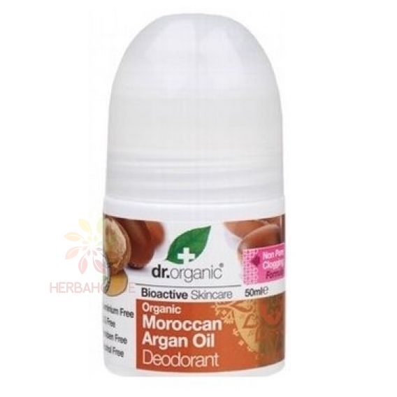 Obrázok pre Dr.Organic Prírodný deodorant s arganovým olejom bez hliníkových solí a alkoholu (50ml)