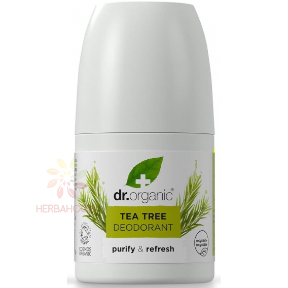 Obrázok pre Dr.Organic Prírodný deodorant s Tea Tree bez hliníkových solí a alkoholu (50ml)