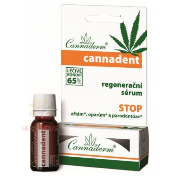 Obrázok pre Cannaderm Cannadent regeneračné sérum pri výskyte áft a oparov (5ml)