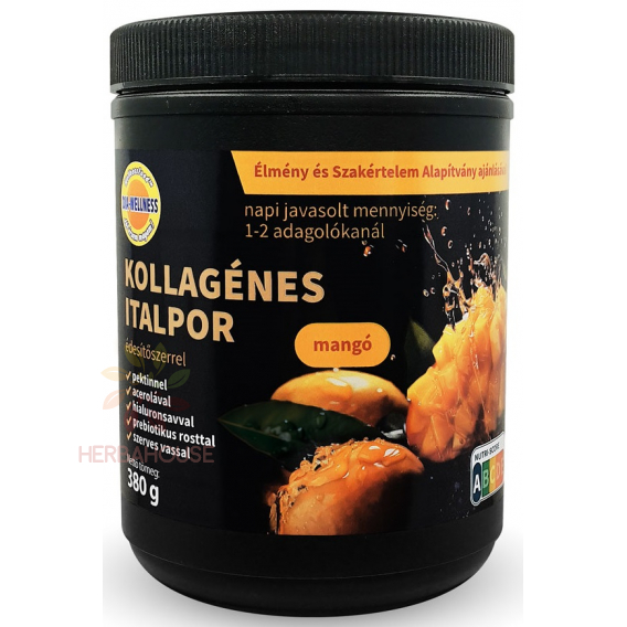 Obrázok pre Dia-Wellness Kolagénový nápoj v prášku so sladidlami - mango (380g)