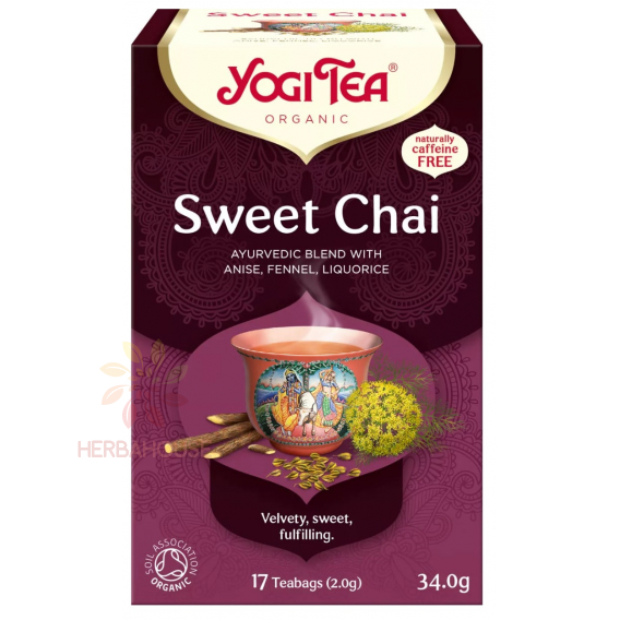 Obrázok pre Yogi Tea® Bio Ajurvédsky čaj Sweet Chai (17ks) 