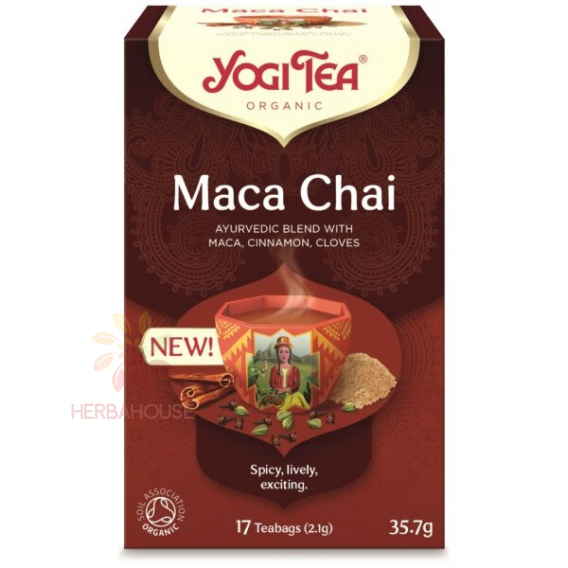 Obrázok pre Yogi Tea® Bio Ajurvédsky čaj Maca Chai (17ks) 