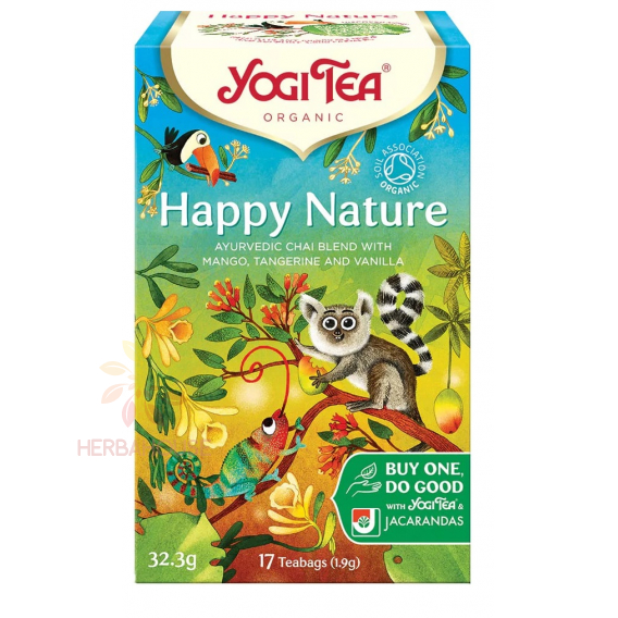 Obrázok pre Yogi Tea® Bio Ajurvédsky čaj Happy Nature (17ks) 