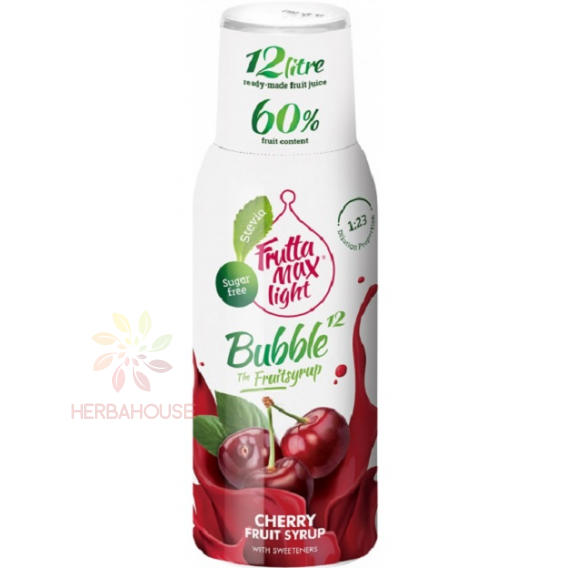 Obrázok pre Fruttamax Light sirup so sladidlom višňa (500ml)