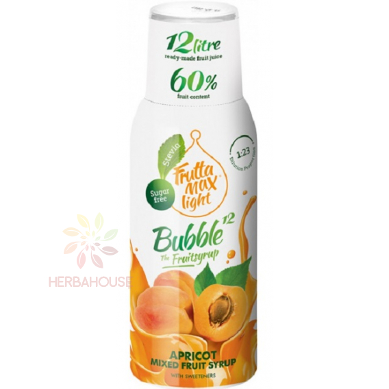 Obrázok pre Fruttamax Light sirup so sladidlom marhuľa (500ml)